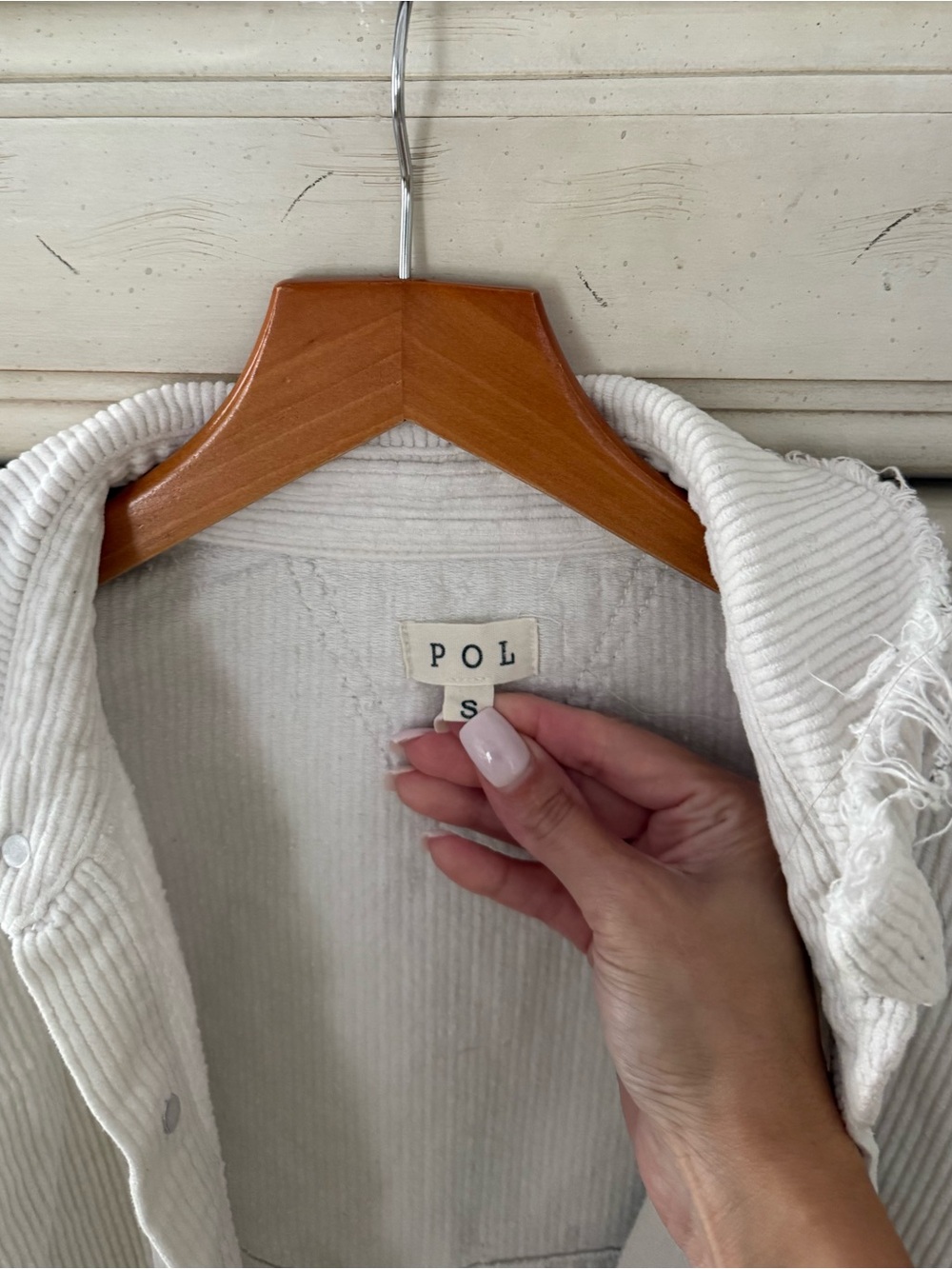 POL Oversized Plaid Contrast Shacket - Picture 7 of 8